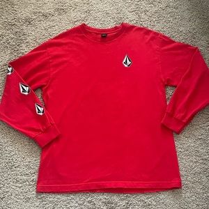 Mens Long Sleeve Tee Red! (Condition: Good)